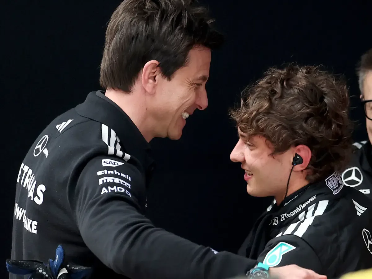 "Nice to get one back": Toto Wolff reacts to Kimi Antonelli's critics