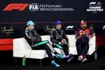 Gallery: Andrea Kimi Antonelli (Mercedes), George Russell (Mercedes) and Lewis Hamilton (Ferrari)