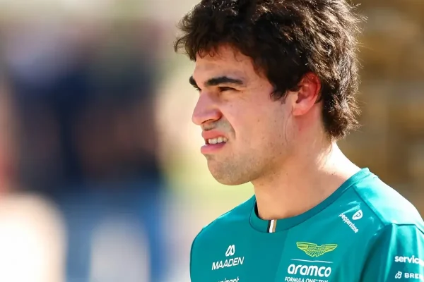 Four times "no" in eight words: That's how frustrated Lance Stroll is