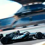 Formula 1 Test Nürburgring: Norris & Antonelli in front of a packed grandstand