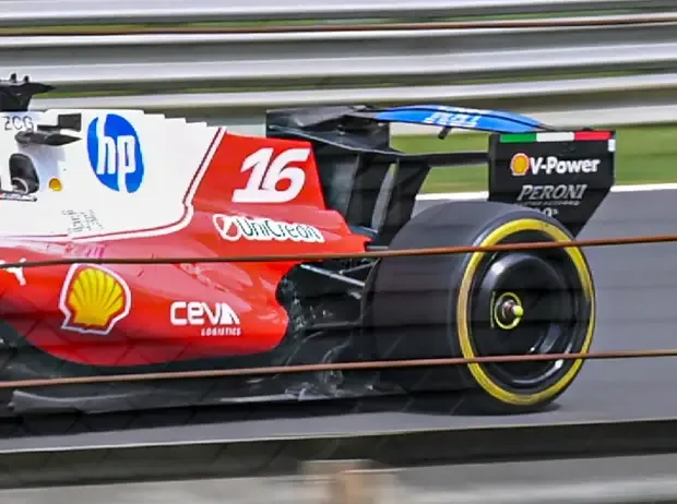 Photo for the news: F1: The Macarena rear wings of Ferrari and Red Bull compared